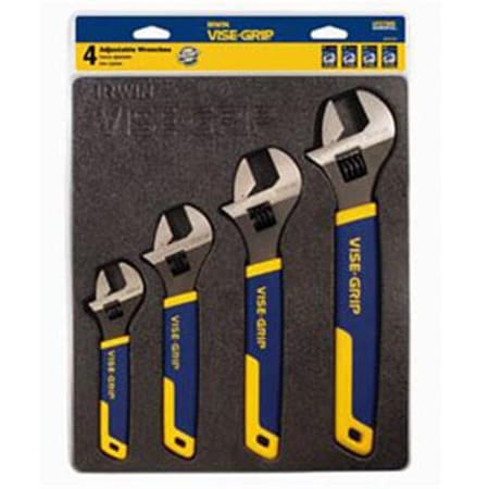 IRWIN IRWIN VISE-GRIP 2078706 Adjustable Wrench Tray Set; 4 Pc VSG-2078706